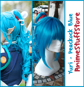 yuri peackock wig