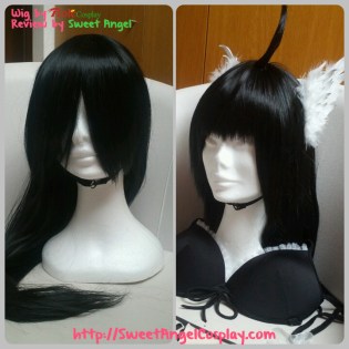 before after black wig
